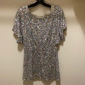 never worn sequins dress!!
